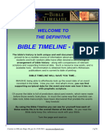 Bible Timeline