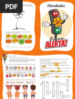 Tec Fique Alerta - Atividades Colorido