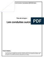 Les Conduites Suicidaires Cours