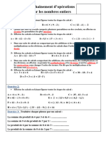 Enchainement D'opérations Sur Les Nombres Entiers Et Décimaux