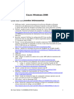 27 Cours Windows 2008 - Liste Des Commandes Intéressantes