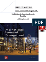 SOLUTIONMANUALInternational Financial Management, 9th Edition by Cheol Eun, Bruce G. Resnick