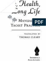 Cleary, Sex Health, and Long Life. Manuals of Taoist Practice