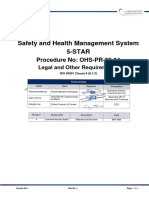 OHS-PR-02-04 Legal and Other Requirements (Updated) 2