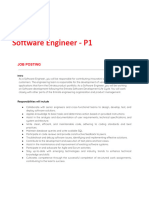 JD - Software Engineer - Campus Hiring