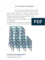 Methods of Analysis of Frames