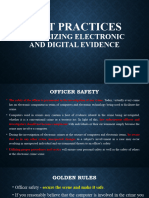 Seizing Electronic and Digital Evidence