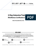 Manual 2day Intensive Training Mindfulness Certification Course