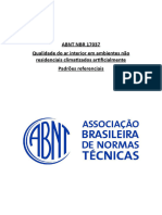 Resumo NBR 17037 - Padrões Referenciais QAI