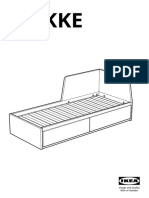 Flekke Daybed Frame With 2 Drawers Black Brown AA 1866851 17 100