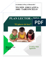 Plan Lector 2024 Primaria