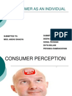 Consumer As An Individual