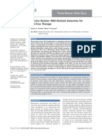 Concise Review - MSC-derived Exosomes For Cell Free Therapy