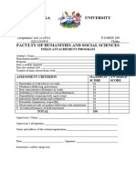 Institution Supervisors Assessment