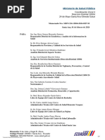 Ministerio de Salud Pública: Coordinación Zonal 4 Dirección Distrital 13D04 24 de Mayo-Santa Ana-Olmedo-Salud