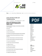 Acson AC Error Codes and Troubleshooting - All Done Ac Maintenan