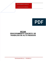 PDF Petar Procedimiento Escrito de Trabajos de Alto Riesgo Compress