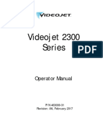 01 Aa Videojet 2300 Series Operator Manual Us