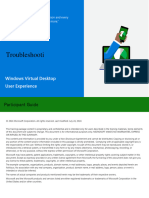 Troubleshooting - Introduction: Windows Virtual Desktop User Experience