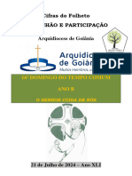 Cifras Do Folheto Comunhão E Participação Arquidiocese de Goiânia