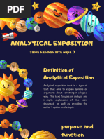 Analytical Exposition