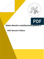 Derecho Constitucional General II