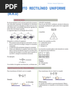 MRU para Quinto Grado de Secundaria