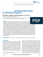 #07d - Detecting Coordinated Internet-Wide Scanning by TCP - IP Header Fingerprint