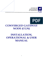 CDOT CGN-Usermanual