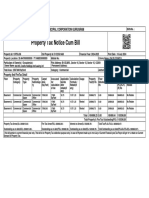 Property Tax Notice Cum Bill: Municipal Corporation Gurugram