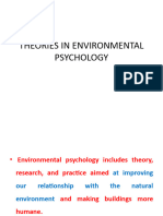 Theories of Envtal Psy