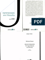 HARDT, Michael. Gilles Deleuze Um Aprendizado em Filosofia