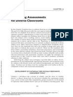 Culturally and Socially Responsible Assessment The... - (6. Developing Assessments For Diverse Classrooms)