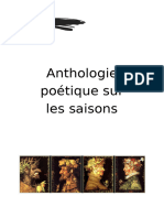 Anthologie Poétique Sur Les Saisons: PORET Camille 3°D