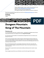 Dungeon Mountain Song of The Mountain