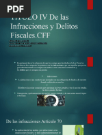 TíTULO IV de Las Infracciones y Delitos Fiscales