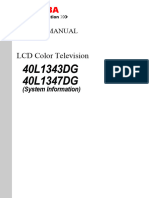 Toshiba 40L1343DG, 40L1347DG Service Manual Rar