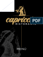 Menu Capriccio 1