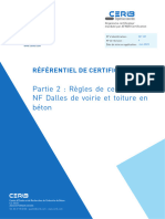 PARTIE 2 Referentiel NF 187 Dalles de Voirie Et Toiture en Beton