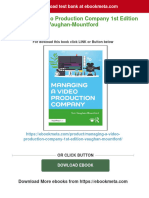 Managing A Video Production Company 1st Edition Vaughan-Mountford