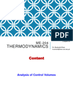 Chapter 5 (Analysis of Control Volumes)