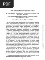 Lactic Acid Determination 1