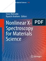 Nonlinear X-Ray Spectroscopy For Materials Science: Iwao Matsuda Ryuichi Arafune Editors