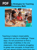 7 Effective Strategies For Teaching Elementary Math