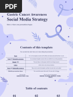 Gastric Cancer Awareness Social Media Strategy by Slidesgo