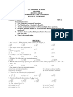 CBA Class 09 Revision Thinksheet