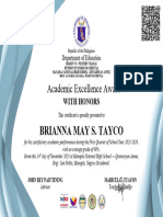 Template Academic Excellence Award 2023 2024 1Q