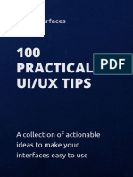 100 Practical Ui:Ux Tips