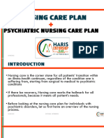 General Nursing Care Plan - Mental Health and Psychiatric Nursing