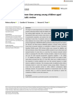 Obesity Reviews - 2021 - Byrne - Measurement of Screen Time Among Young Children Aged 0 6 Years A Systematic Review